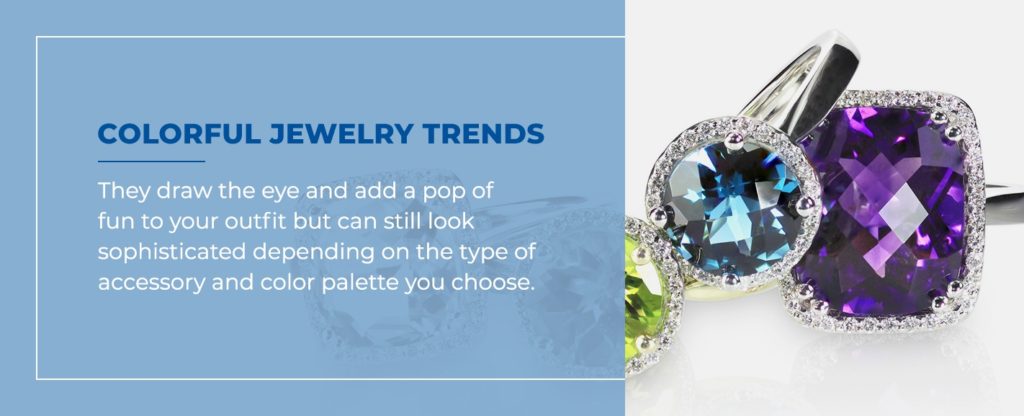 colorful jewelry trends